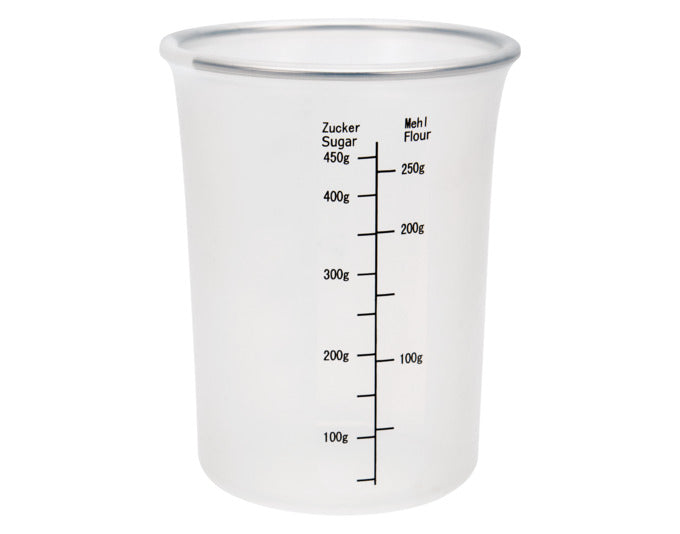 STÄDTER Messbecher 500 ml ø 10x12.5 cm transparent Silikon in präsentiert im Onlineshop von KAQTU Design AG. Küchenhelfer ist von STÄDTER