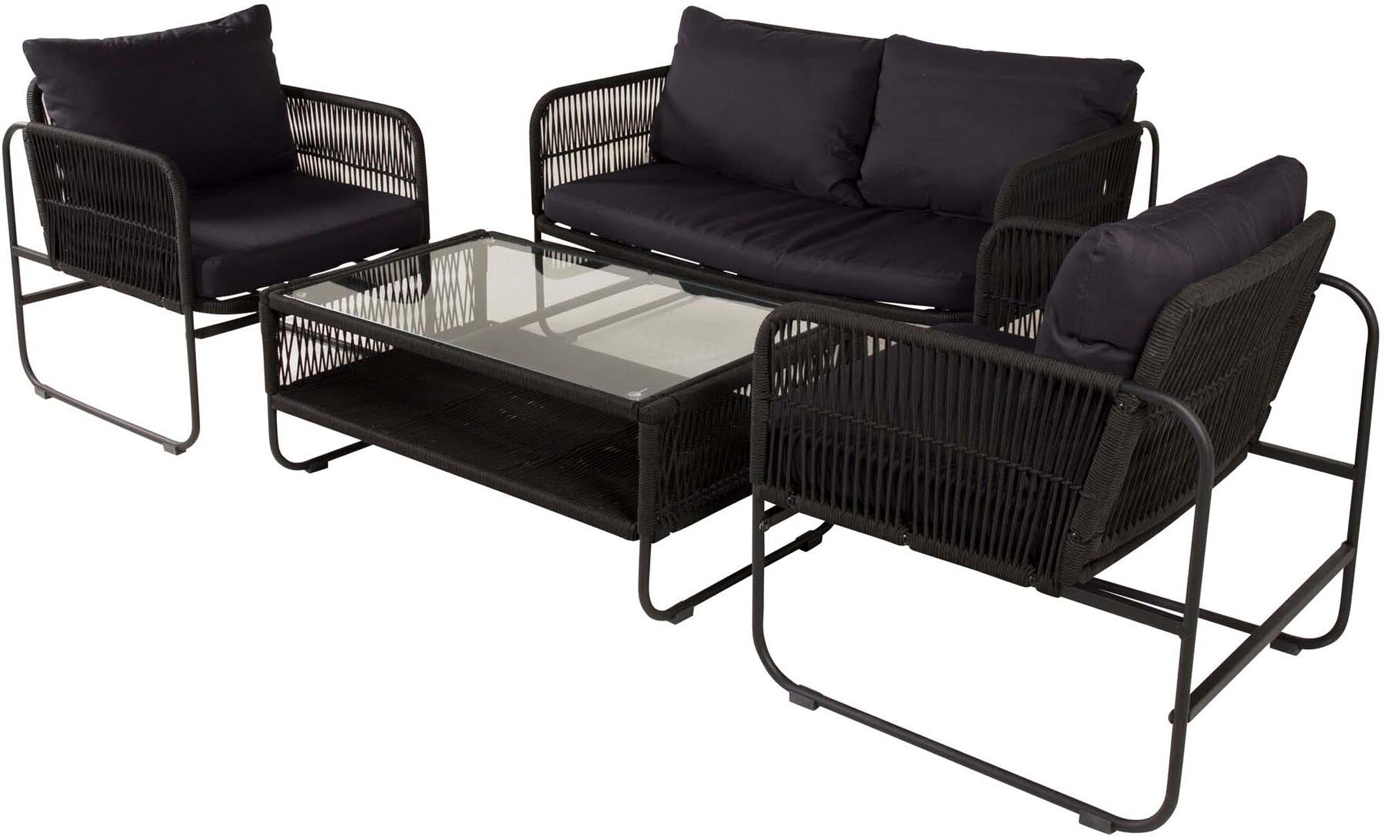 Entdecken Sie die Utah Sofagarnitur von Venture Home: Elegantes Design, langlebige Materialien und optimaler Komfort für entspannte Momente im Freien oder Zuhause.