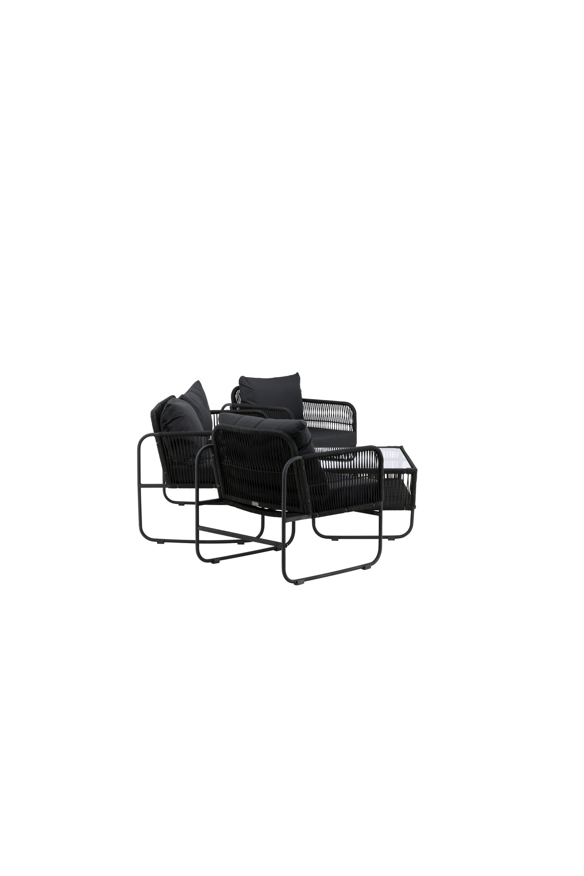 Utah Sofagarnitur in Schwarz präsentiert im Onlineshop von KAQTU Design AG. Loungeset ist von Venture Home