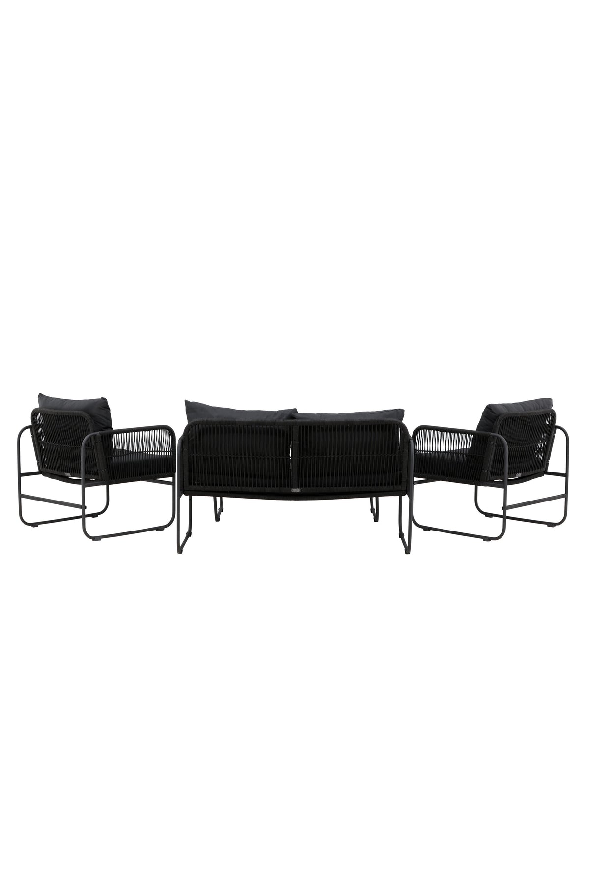 Utah Sofagarnitur in Schwarz präsentiert im Onlineshop von KAQTU Design AG. Loungeset ist von Venture Home