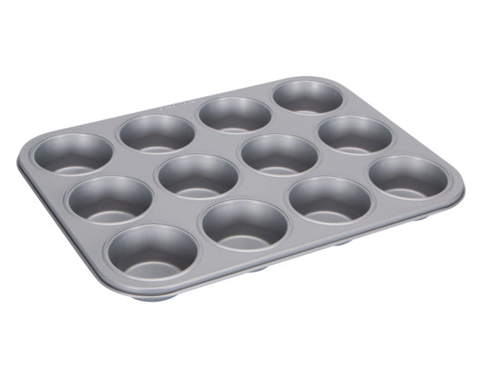 STÄDTER Muffin / Cupcake Blech 35x27 cm 12er silber We love Baking in präsentiert im Onlineshop von KAQTU Design AG. Backform / Backblech ist von STÄDTER