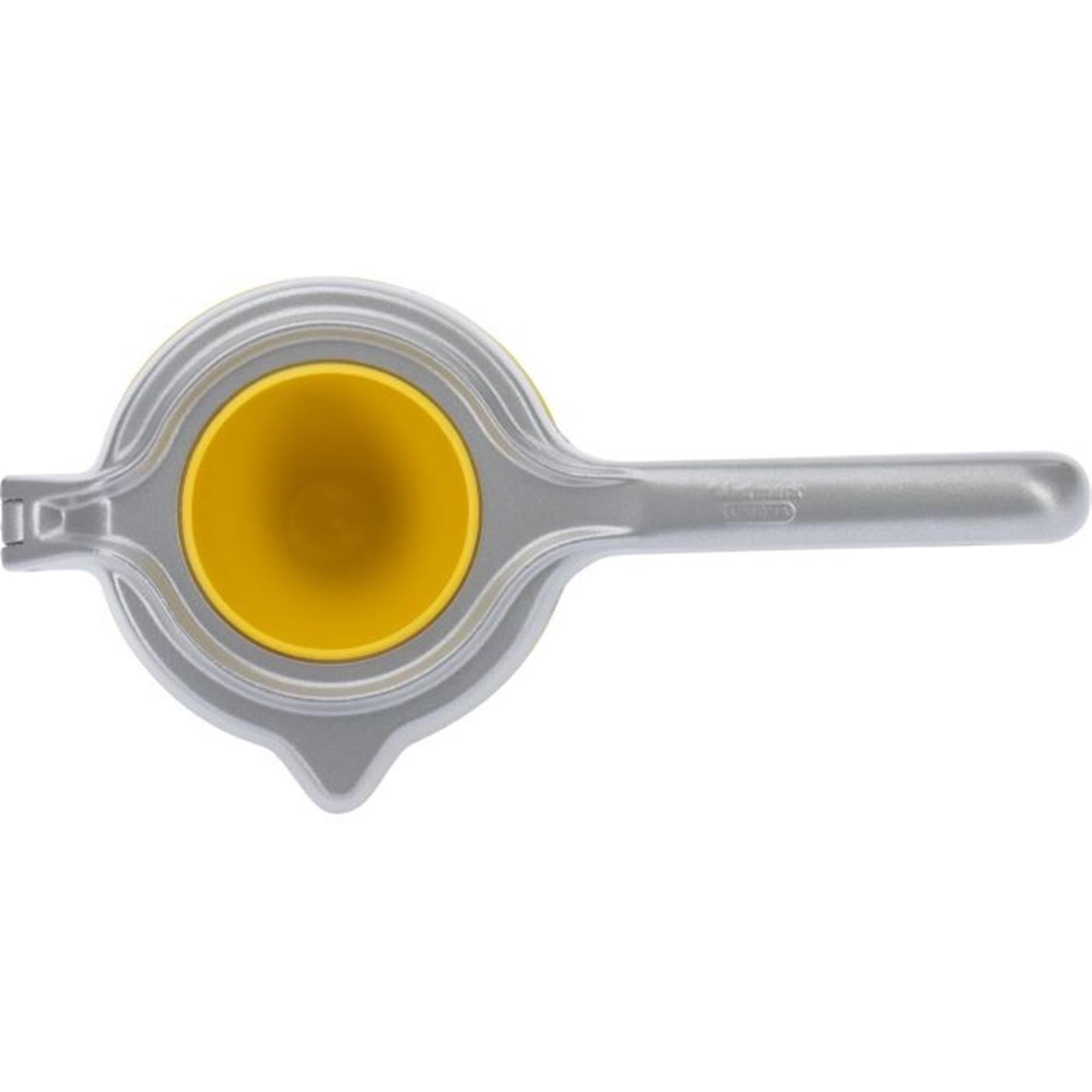 Hochwertige Fruchtpresse Limona von Westmark, ideal für Zitrusfrüchte, kompakt und robust, Masse: 24x11.5x7cm, einfach zu reinigen.