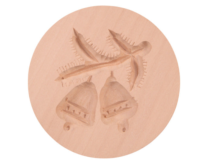 STÄDTER Spekulatius-Model Zweig mit Glocken ø 8 cm Birnbaum in präsentiert im Onlineshop von KAQTU Design AG. Ausstecher ist von STÄDTER