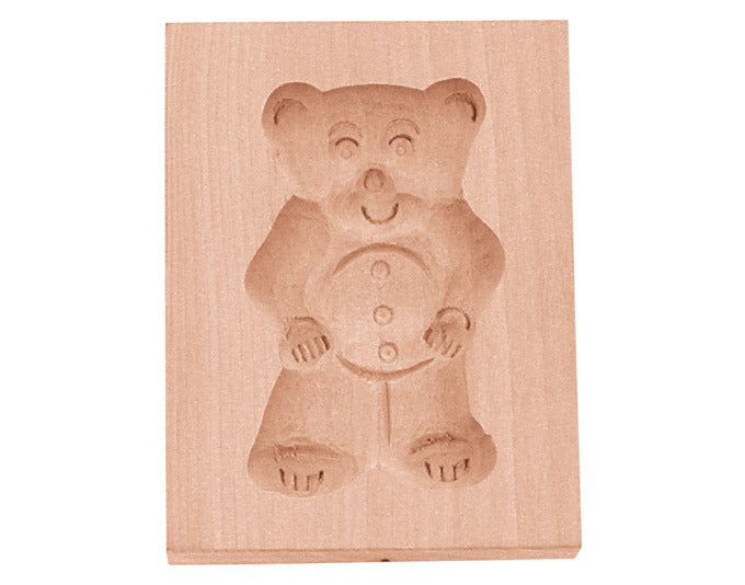STÄDTER Springerle-Model Teddybär 5.5x8 cm Birnbaum in präsentiert im Onlineshop von KAQTU Design AG. Ausstecher ist von STÄDTER