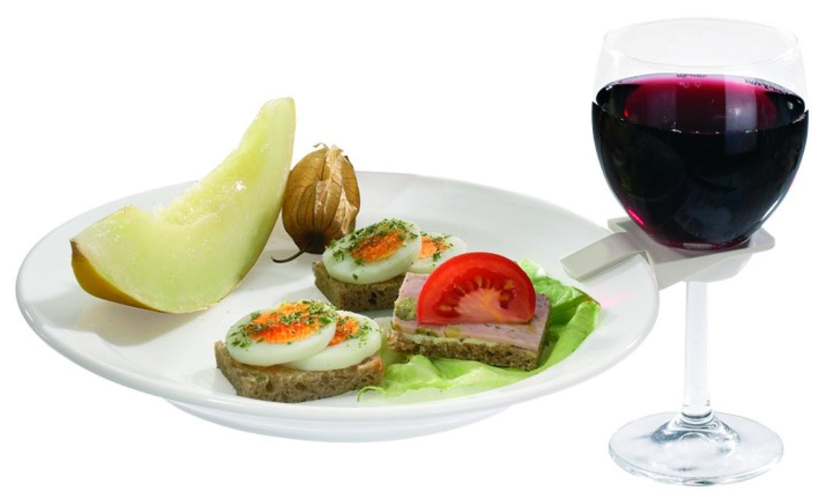 Partyglashalter Clipper, lose, 8x5x1.5cm in Weiss präsentiert im Onlineshop von KAQTU Design AG. Barzubehör ist von Westmark