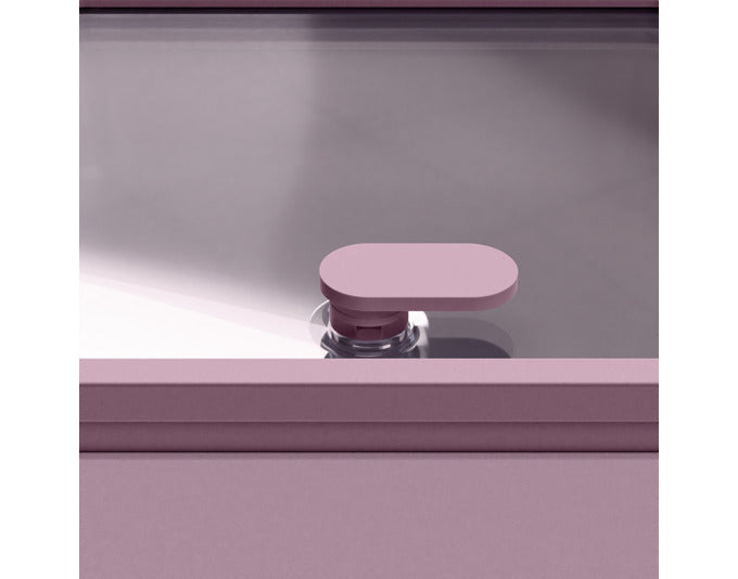 Entdecken Sie die BLIM PLUS Vorratsdose Quadro S in mauve (13.3x13.3x10 cm) aus der PEEK BOX Collection – stilvoll, funktional und ideal für Ihre Küche!