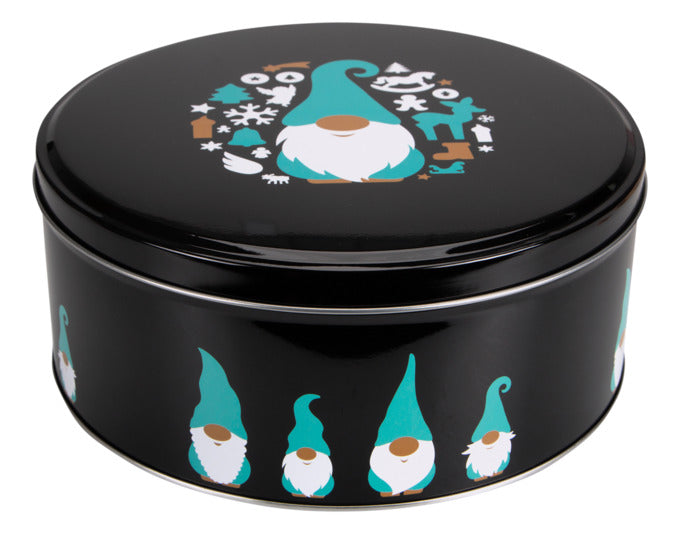 STÄDTER Gebäckdose Wichtel ø 22x9.5 cm schwarz rund in präsentiert im Onlineshop von KAQTU Design AG. Aufbewahrungsdose ist von STÄDTER