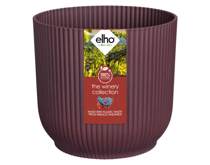 ELHO Pflanzengefäss The Winery Collection ø 22 cm dunkelviolett in präsentiert im Onlineshop von KAQTU Design AG. Pflanzentopf Outdoor ist von ELHO
