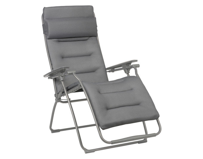 LAFUMA Relaxsessel Futura BeComfort® olive Gestell titane in präsentiert im Onlineshop von KAQTU Design AG. Liegestuhl ist von LAFUMA