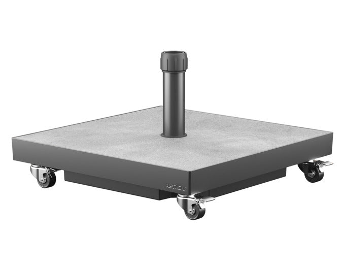 PLATINUM SUN & SHADE Sockel Ceramica 40 kg grau mit Rollen in präsentiert im Onlineshop von KAQTU Design AG. Sonnenschirm ist von PLATINUM SUN & SHADE