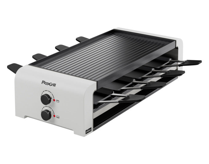 STÖCKLI PizzaGrill 8 white 53.8x22.9x13 cm in präsentiert im Onlineshop von KAQTU Design AG. Pizza ist von STÖCKLI