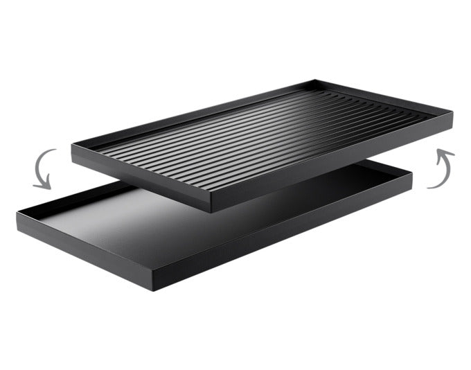 STÖCKLI Wende-Grillplatte für PizzaGrill 8 41.5x22.8x2.3 cm in präsentiert im Onlineshop von KAQTU Design AG. Grillzubehör ist von STÖCKLI