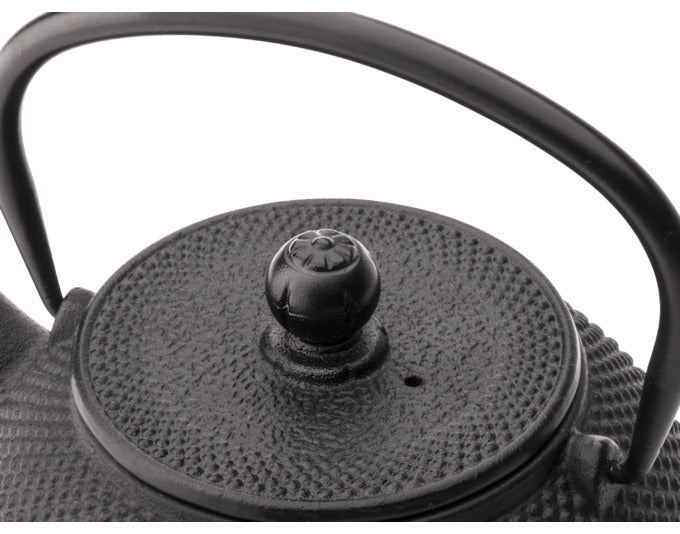 Entdecken Sie die BREDEMEIJER Teekanne Jang in elegantem Schwarz. Diese 0.8 l Gussteekanne vereint traditionelles Handwerk mit modernem Design für perfekten Teegenuss.