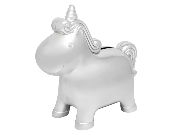 ZILVERSTAD Spardose Einhorn 14x6.7x13.2 cm in präsentiert im Onlineshop von KAQTU Design AG. Aufbewahrungsdose ist von ZILVERSTAD
