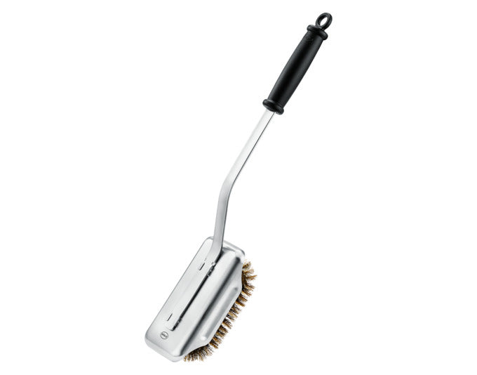 RÖSLE Grillbürste Slide X Messing 47 cm in präsentiert im Onlineshop von KAQTU Design AG. Grillzubehör ist von RÖSLE