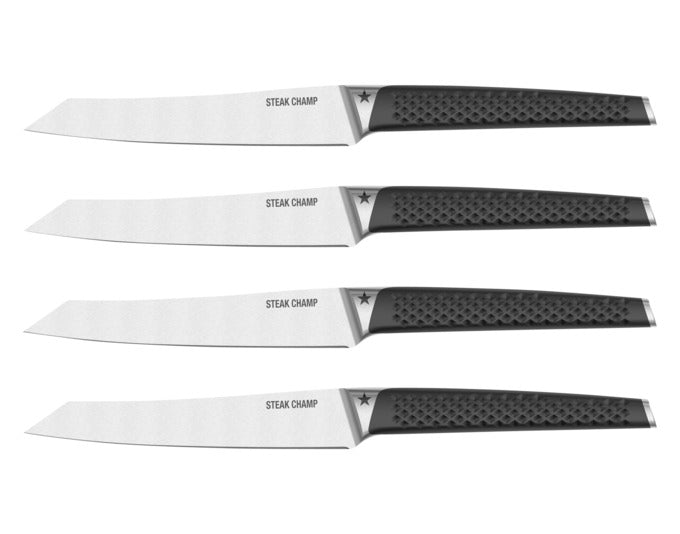STEAK CHAMP Steakmesser-Set Prime Rib, 4 Messer in  präsentiert im Onlineshop von KAQTU Design AG. Grillzubehör ist von STEAK CHAMP