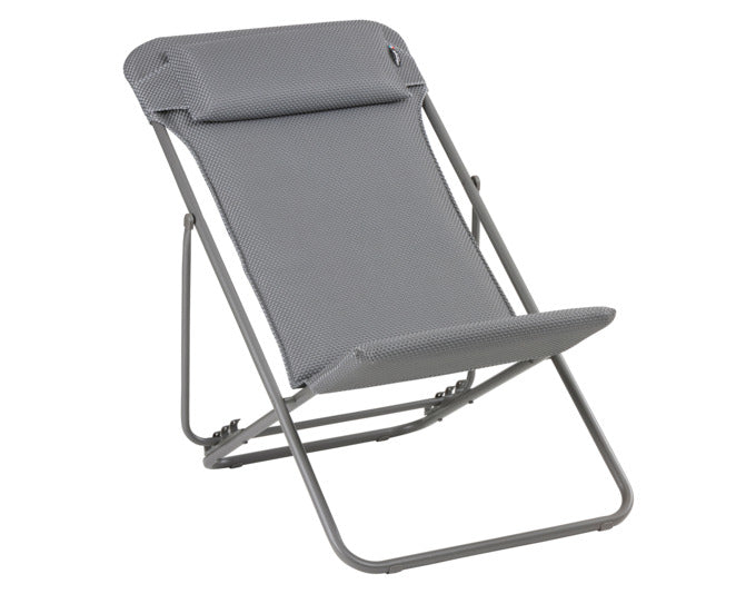 LAFUMA Sessel Maxi Transat+ BeComfort® olive Gestell titane in präsentiert im Onlineshop von KAQTU Design AG. Gartenstuhl ist von LAFUMA