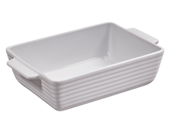 KÜCHENPROFI Gratinform Burgund rechteckig 40 cm weiss in präsentiert im Onlineshop von KAQTU Design AG. Backform / Backblech ist von KÜCHENPROFI