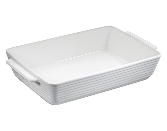 KÜCHENPROFI Gratinform Burgund rechteckig 40 cm weiss in präsentiert im Onlineshop von KAQTU Design AG. Backform / Backblech ist von KÜCHENPROFI