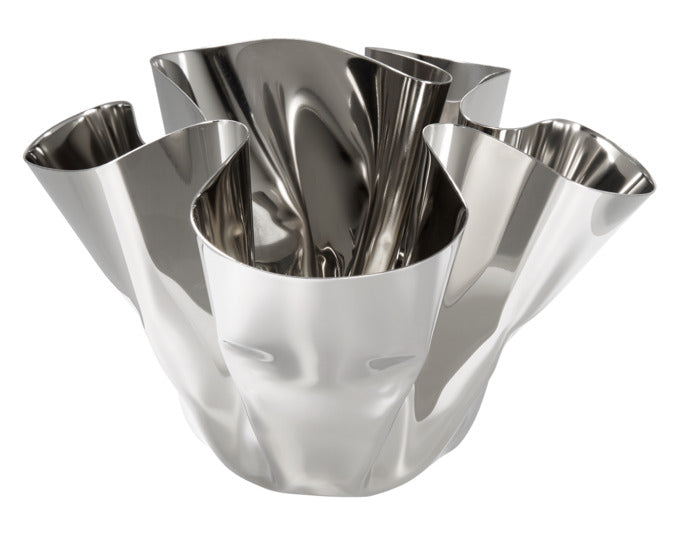 PHILIPPI Vase oder Windlicht Margeaux Inox ø 17 cm in präsentiert im Onlineshop von KAQTU Design AG. Vase ist von PHILIPPI