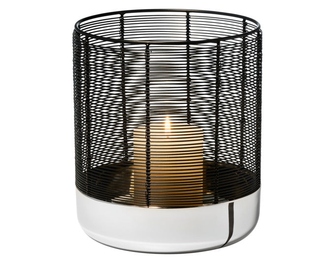 PHILIPPI Windlicht Luna XL Metall ø 25x26 cm in präsentiert im Onlineshop von KAQTU Design AG. Laterne ist von PHILIPPI