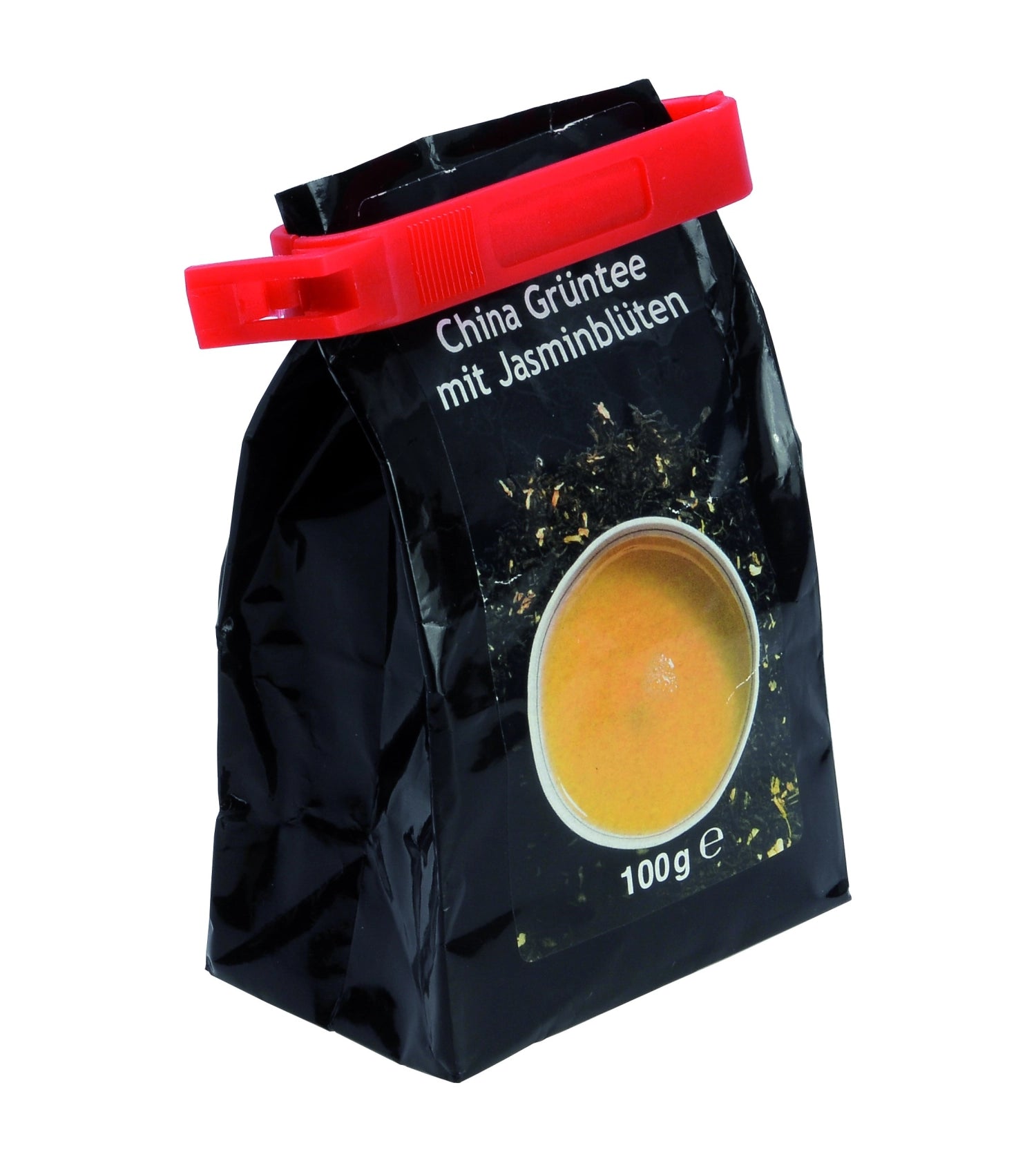 Pack of 10 bag clips in three sizes, 2x blue, 6x red, 2x yellow