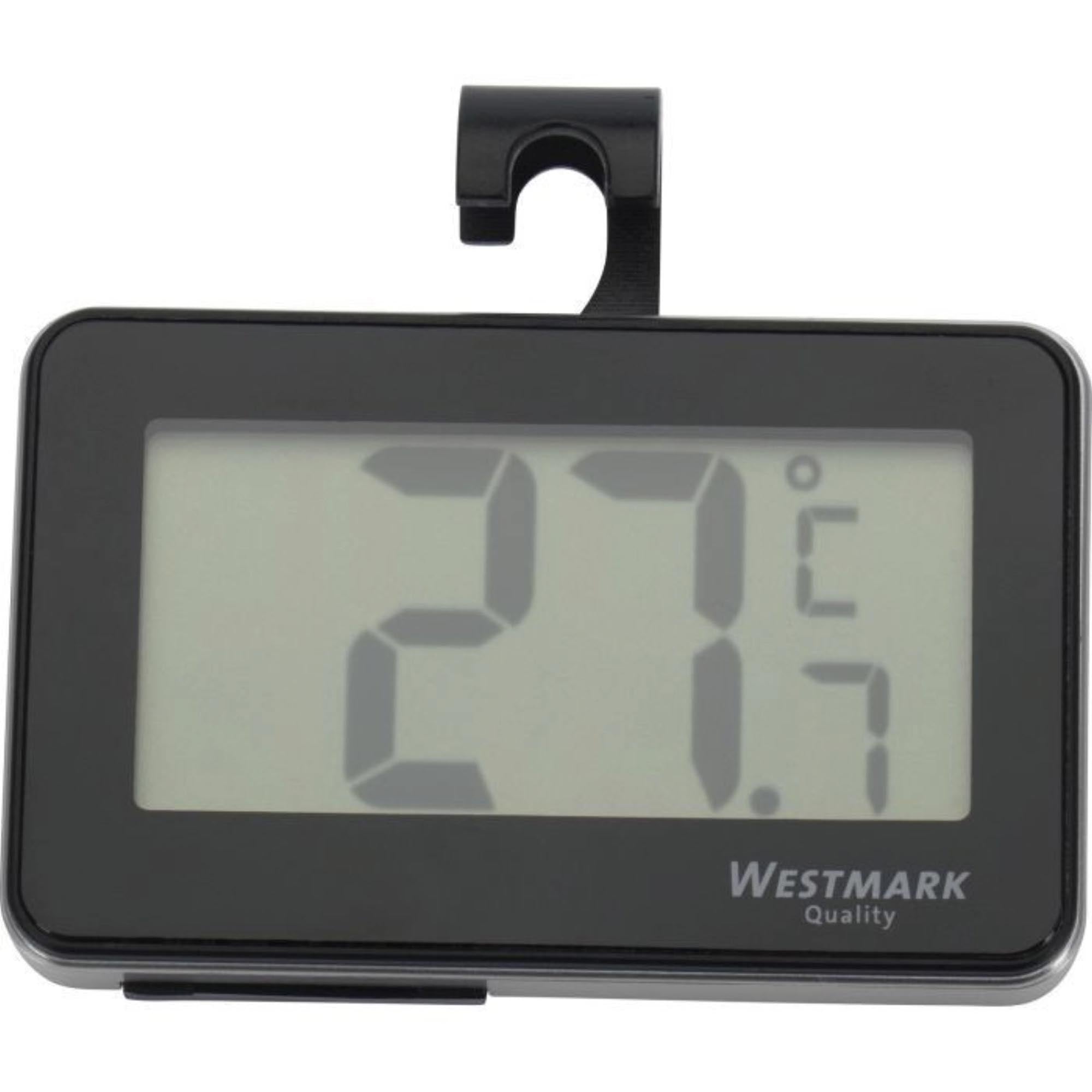 Kompaktes Westmark Kühlschrankthermometer, ideal zur Überwachung der Temperatur, benutzerfreundlich und platzsparend.