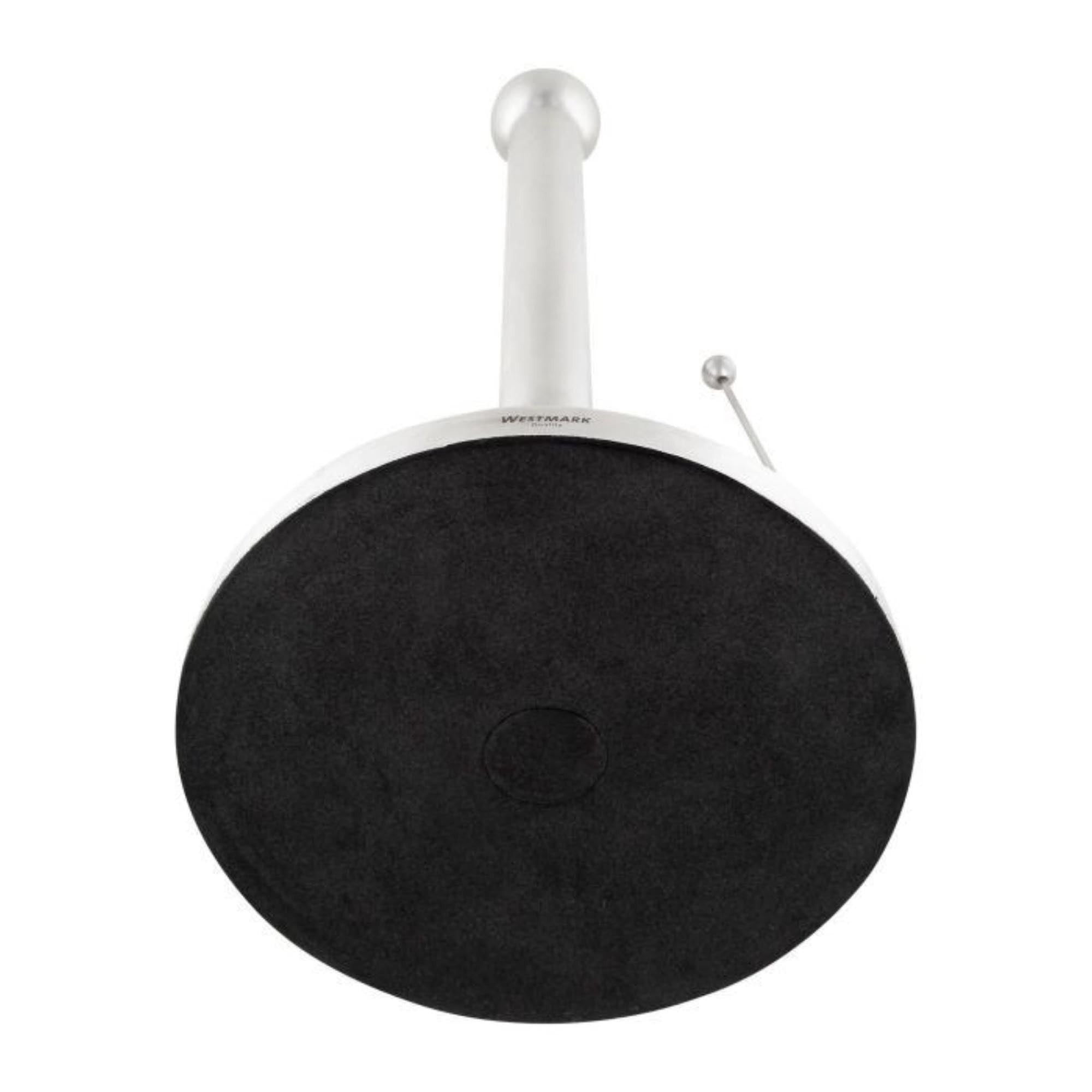 Moderner Küchenrollenhalter aus Edelstahl von Westmark, langlebig und funktional, perfekt für eine stilvolle und praktische Küche.