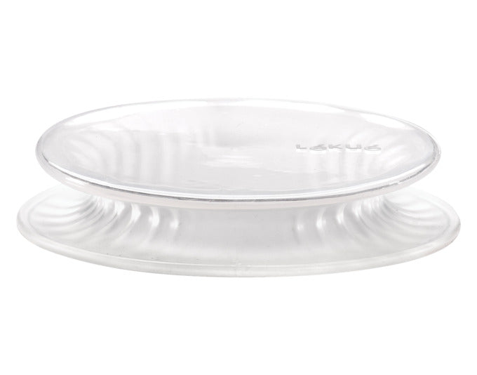 LÉKUÉ Abdeckhaube Silikon 2 Stück ø 8.5 cm transparent in präsentiert im Onlineshop von KAQTU Design AG. Topf ist von LEKUE