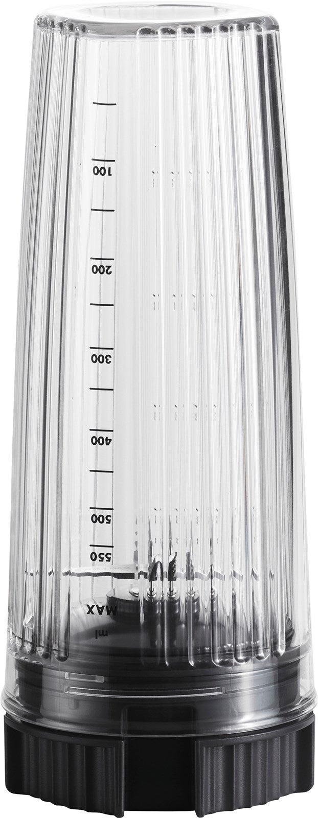 Eleganter Enfinigy Standmixer von Zwilling in Silber, 550ml. Ideal für die Zubereitung von Smoothies und Saucen. Robust, vielseitig und platzsparend.