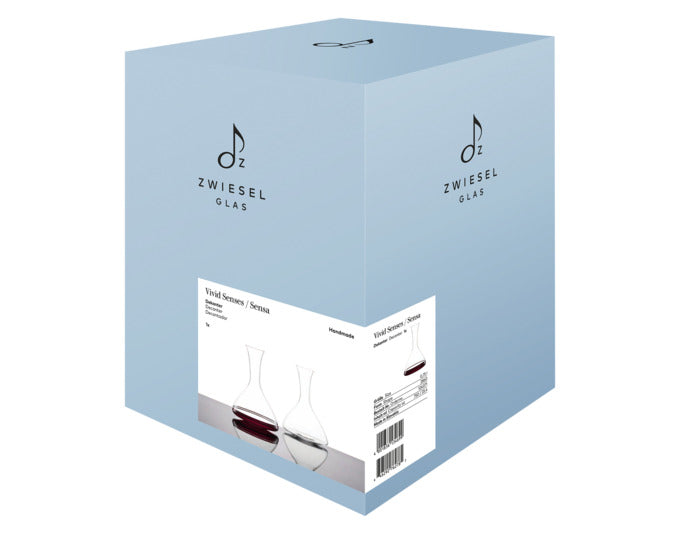 Entdecken Sie den eleganten ZWIESEL GLAS Dekanter Vivid Senses 0.75 l – für optimale Weinaromen und stilvolles Design, ideal für jeden Anlass.