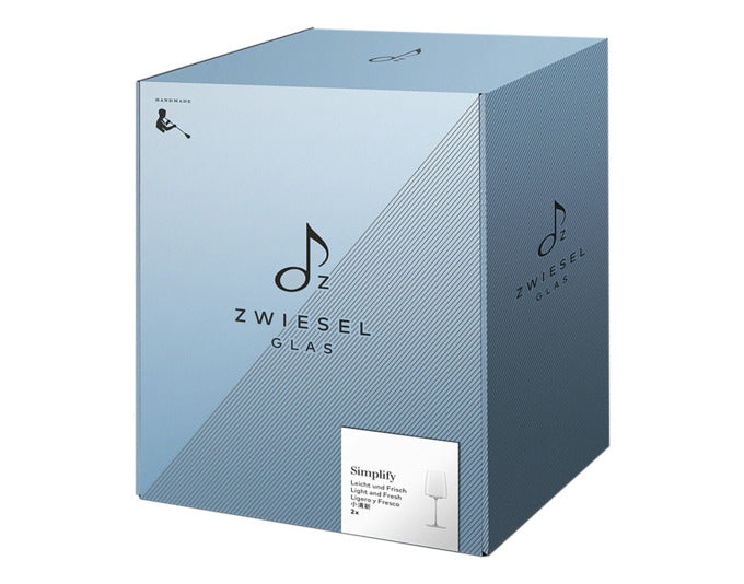 Entdecken Sie das ZWIESEL GLAS Weinglas Simplify 2er-Set – ideal für Weinliebhaber, die frische Aromen schätzen. Handgefertigt aus hochwertigem Tritan®-Kristallglas.