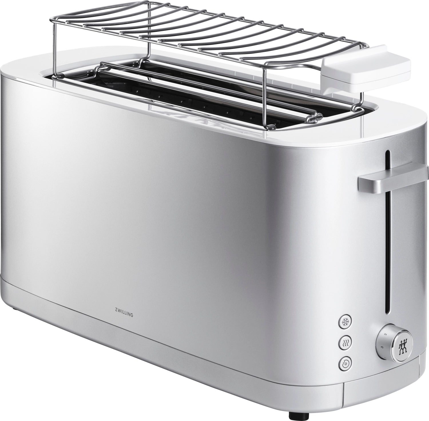 Enfinigy toaster 2x4 with bread roll attachment silver