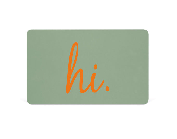 PPD Frühstücksbrettchen Hi in präsentiert im Onlineshop von KAQTU Design AG. Schneidbrett ist von PPD