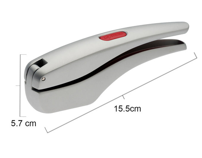 Entdecken Sie die ZYLISS Knoblauchpresse Susi Sonderedition – ein praktisches Küchenwerkzeug mit Schweizer Qualität und exklusiver Briefmarke.