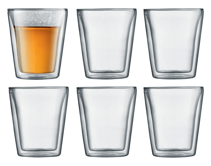 BODUM Trinkglas Canteen doppelwandig 6 Stück 0.4 l in  präsentiert im Onlineshop von KAQTU Design AG. Kaffeetassen ist von BODUM