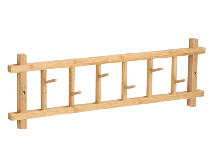 ZELLER Wandgarderobe Bambus 68x22 cm in präsentiert im Onlineshop von KAQTU Design AG. Garderobe ist von ZELLER PRESENT