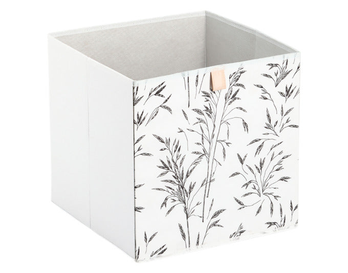 ZELLER Aufbewahrungsbox Grass Vlies weiss 32x32x32 cm in  präsentiert im Onlineshop von KAQTU Design AG. Aufbewahrungsbehälter ist von ZELLER PRESENT