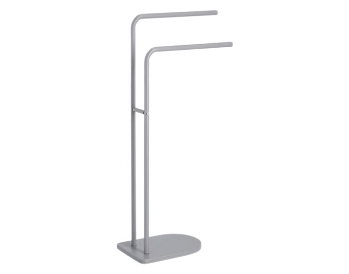 ZELLER Handtuchständer Metall grau 41x20.5x86 cm in präsentiert im Onlineshop von KAQTU Design AG. Handtuchhalter ist von ZELLER PRESENT