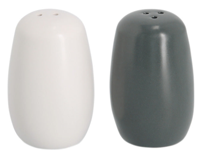 ZELLER Salz und Pfefferstreuer Set 2-teilig Keramik schwarz weiss ø 5.5x8.4 cm in präsentiert im Onlineshop von KAQTU Design AG. Salz & Pfeffer ist von ZELLER PRESENT