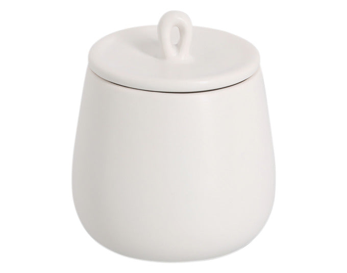 ZELLER Gewürzdose 220 ml Keramik weiss ø 8.5x10 cm in präsentiert im Onlineshop von KAQTU Design AG. Aufbewahrungsdose ist von ZELLER PRESENT