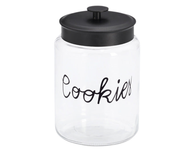 ZELLER Vorratsglas Cookies mit Metalldeckel schwarz 4200 ml ø 17.3x26.4 cm in präsentiert im Onlineshop von KAQTU Design AG. Aufbewahrungsbehälter ist von ZELLER PRESENT
