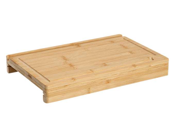 ZELLER Schneidbrett mit Auffangschale und Ipad-Halter Bambus 40x26.5x5.2 cm in präsentiert im Onlineshop von KAQTU Design AG. Schneidbrett ist von ZELLER PRESENT