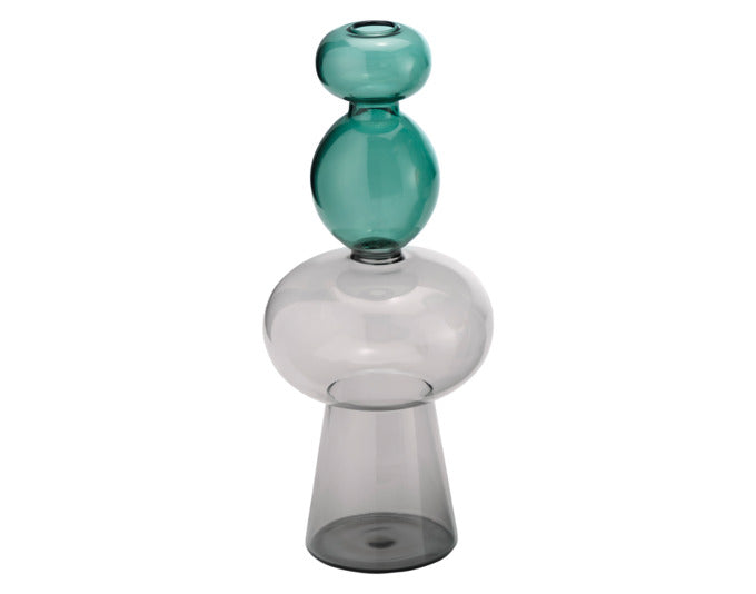 PHILIPPI Vase Curiosa Turm Glas ø 11x27 cm in präsentiert im Onlineshop von KAQTU Design AG. Vase ist von PHILIPPI