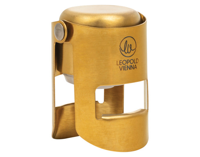 LEOPOLD Champagnerverschluss Aristo Inox gold in präsentiert im Onlineshop von KAQTU Design AG. Barzubehör ist von LEOPOLD