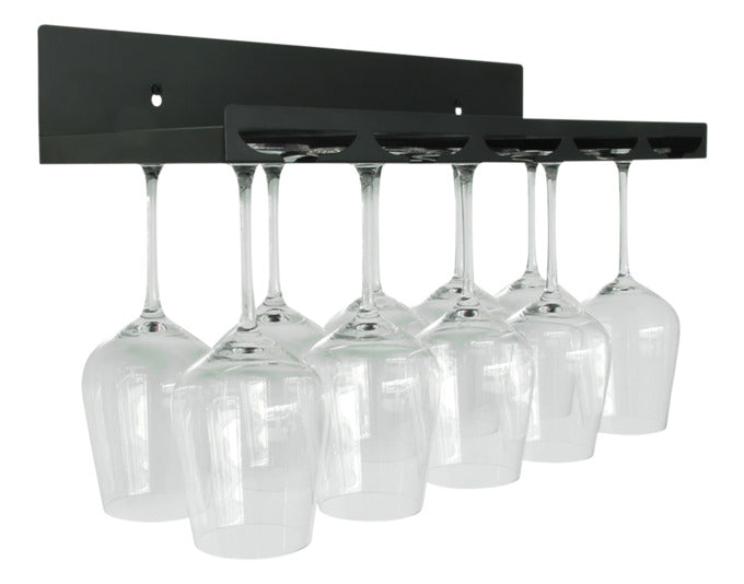 LEOPOLD Weinglashalter schwarz in präsentiert im Onlineshop von KAQTU Design AG. Küchenhelfer ist von LEOPOLD