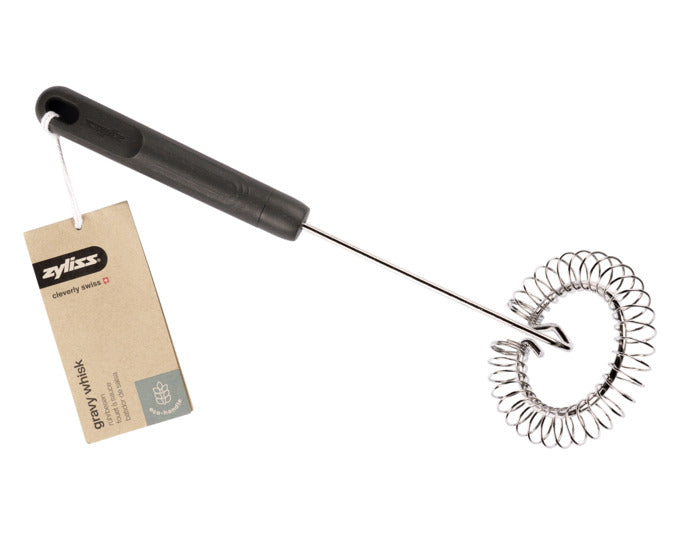 Entdecken Sie den ZYLISS Rührbesen aus Edelstahl mit nachhaltigem Weizenstroh-Griff. Ideal zum Rühren und Aufschlagen in Ihrer Küche!