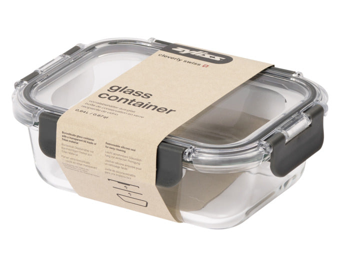 Entdecken Sie den ZYLISS Vorratsbehälter aus Glas (0.64 l) – ideal für frische Lebensmittel, platzsparend und langlebig. Perfekte Aufbewahrungslösung!