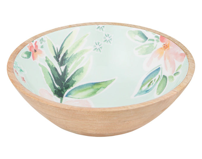 LADELLE Schüssel Chelsea Mangoholz mint ø 25x9 cm in präsentiert im Onlineshop von KAQTU Design AG. Schale ist von LADELLE