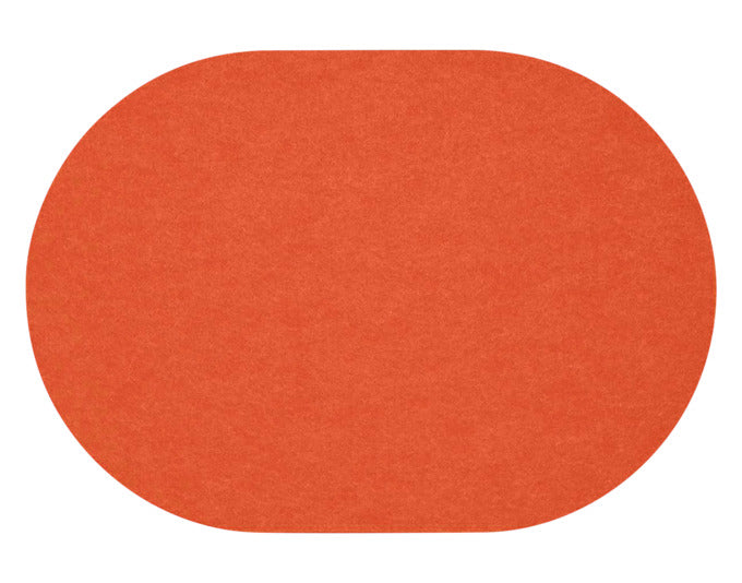 DAFF Tischset Fiberixx 34x42 cm oval orange in präsentiert im Onlineshop von KAQTU Design AG. Tischset ist von DAFF
